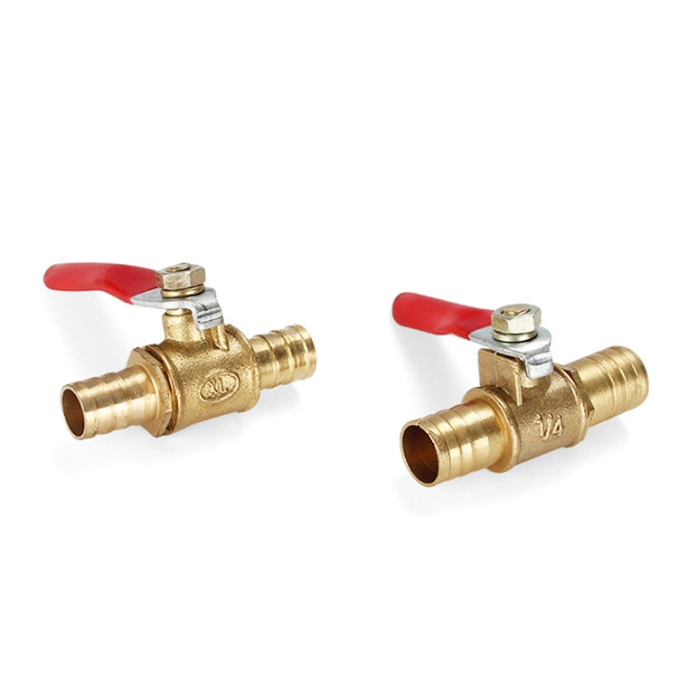 LAIZE Pneumatic Hose Barb Brass Shutoff Ball Valve, Specification:12mm