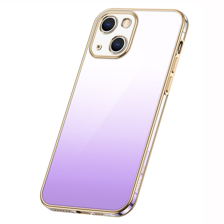 SULADA Iridescence Series Plating Transparent Gradient Phone Case, For iPhone 14 Plus, For iPhone 14 Pro, For iPhone 14 Pro Max, For iPhone 14