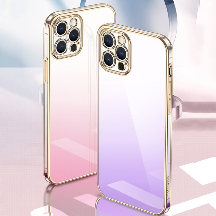 SULADA Iridescence Series Plating Transparent Gradient Phone Case, For iPhone 14 Plus, For iPhone 14 Pro, For iPhone 14 Pro Max, For iPhone 14