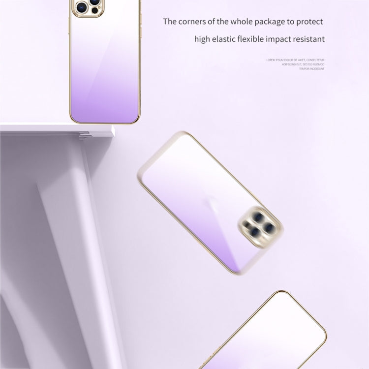 SULADA Iridescence Series Plating Transparent Gradient Phone Case, For iPhone 14 Plus, For iPhone 14 Pro, For iPhone 14 Pro Max, For iPhone 14