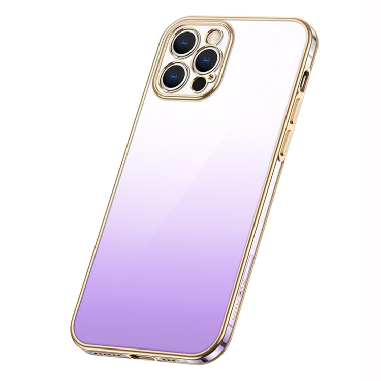 SULADA Iridescence Series Plating Transparent Gradient Phone Case, For iPhone 14 Plus, For iPhone 14 Pro, For iPhone 14 Pro Max, For iPhone 14