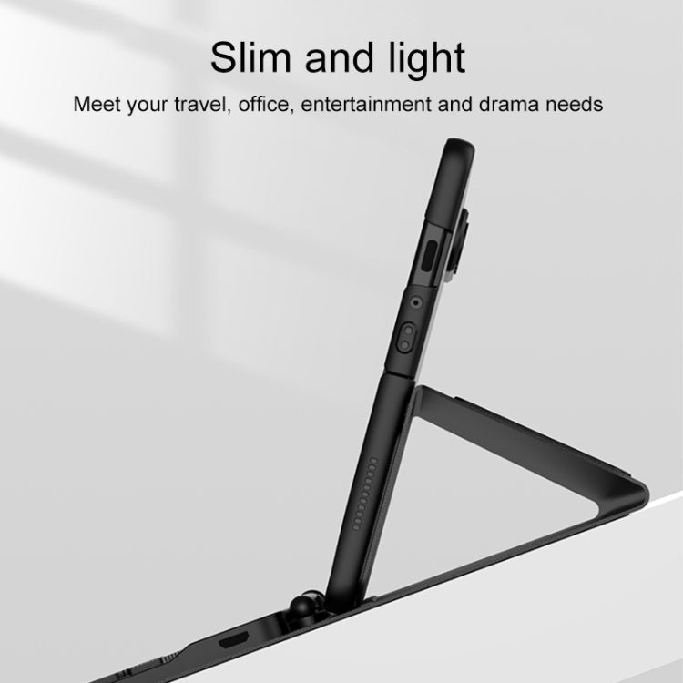 Magnetic Folding Bluetooth Keyboard Leather Case, For Samsung Galaxy Z Fold3 5G