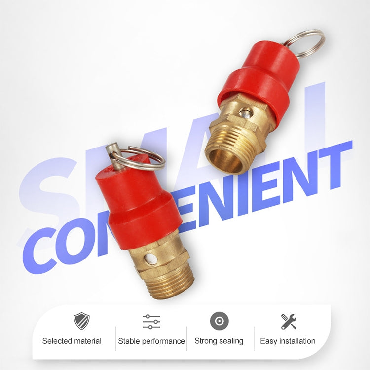 LAIZE Spring Type Safety Valve Pull Ring Exhaust Valve, Nominal Diameter:10mm