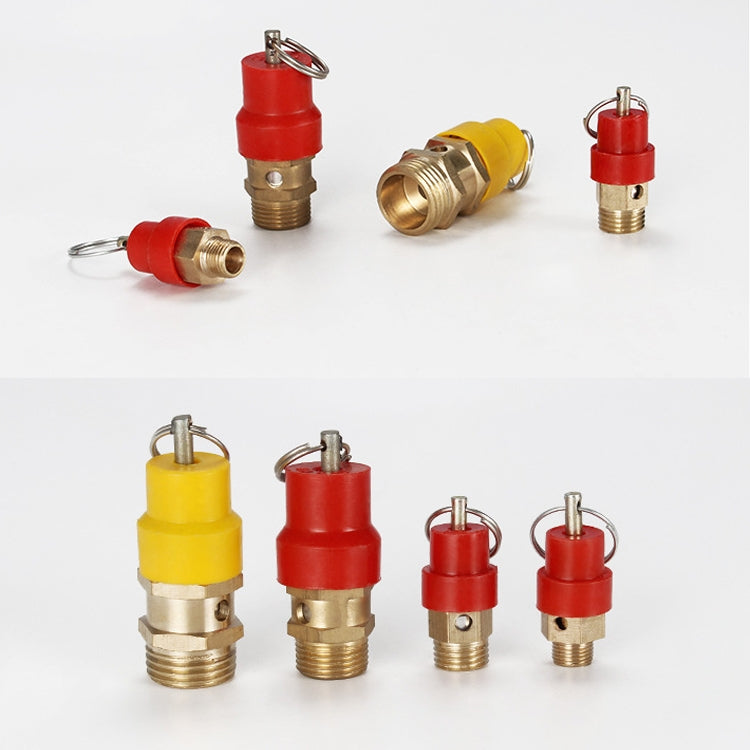 LAIZE Spring Type Safety Valve Pull Ring Exhaust Valve, Nominal Diameter:15mm