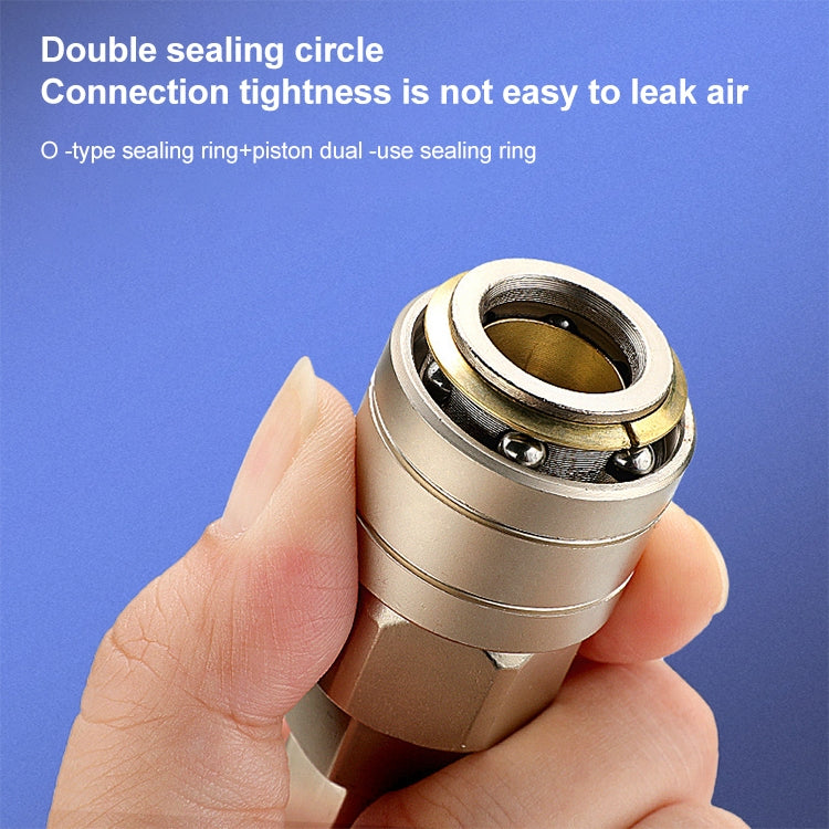LAIZE SM-40 10pcs C-type Self-lock Pneumatic Quick Fitting Connector