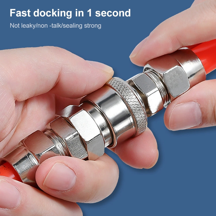 LAIZE SH+PH-30 10pcs C-type Self-lock Air Tube Pneumatic Quick Fitting Connector