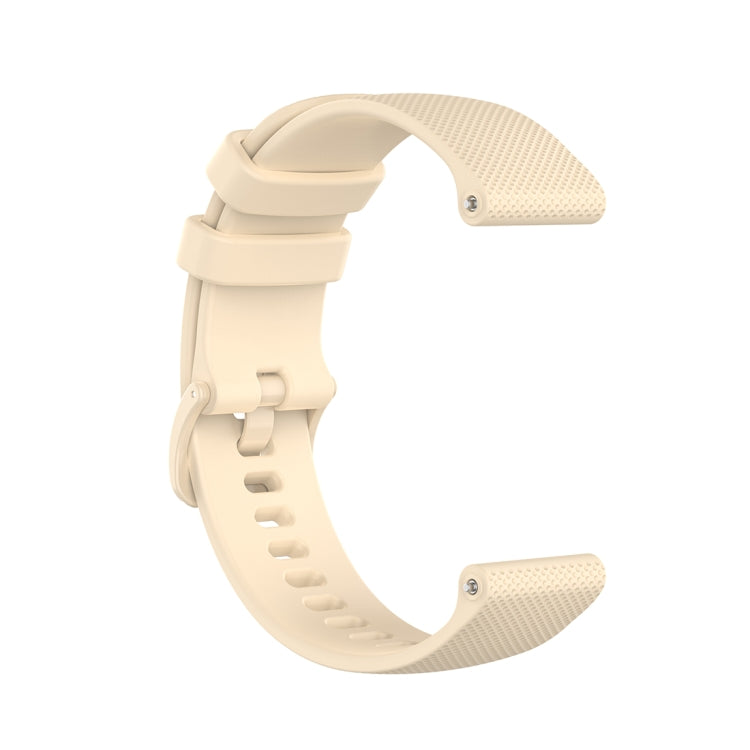 For Xiaomi Watch Color 22mm Small Plaid Texture Silicone Wrist Strap Watchband, 22mm