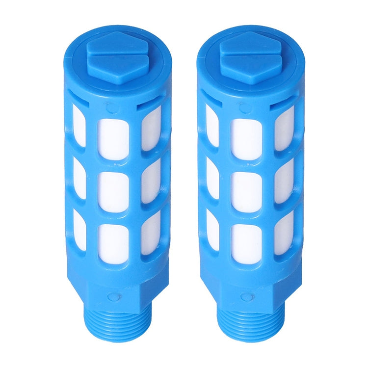 LAIZE Plastic Pneumatic Muffler, Caliber:3 Point(Blue)
