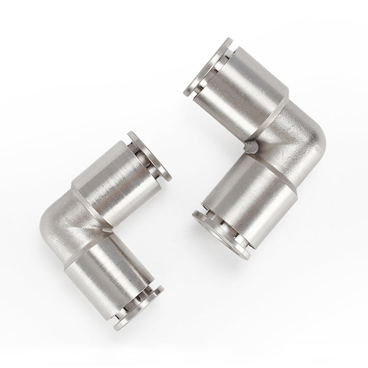PV-10 LAIZE Nickel Plated Copper Elbow Pneumatic Quick Connector