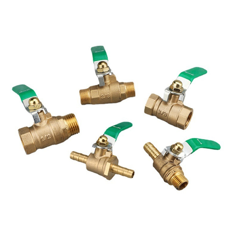 LAIZE Pneumatic Hose Connector Thickened Brass Ball Valve, Size:Double Inside 1 inch G1