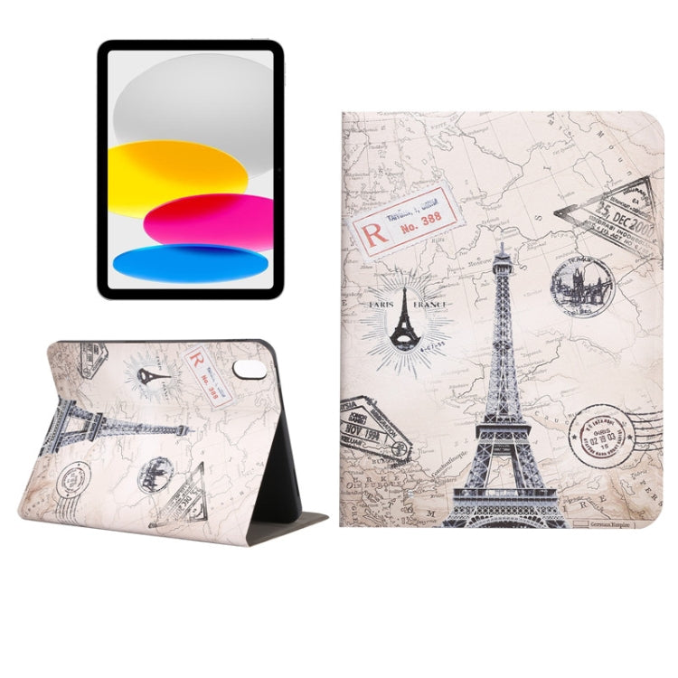Painted Voltage Pen Slot Tablet Smart Case, For iPad 10th Gen 10.9 2022, For iPad Pro 11 2022/2021/2020/2018 / Air 10.9 2022/2020