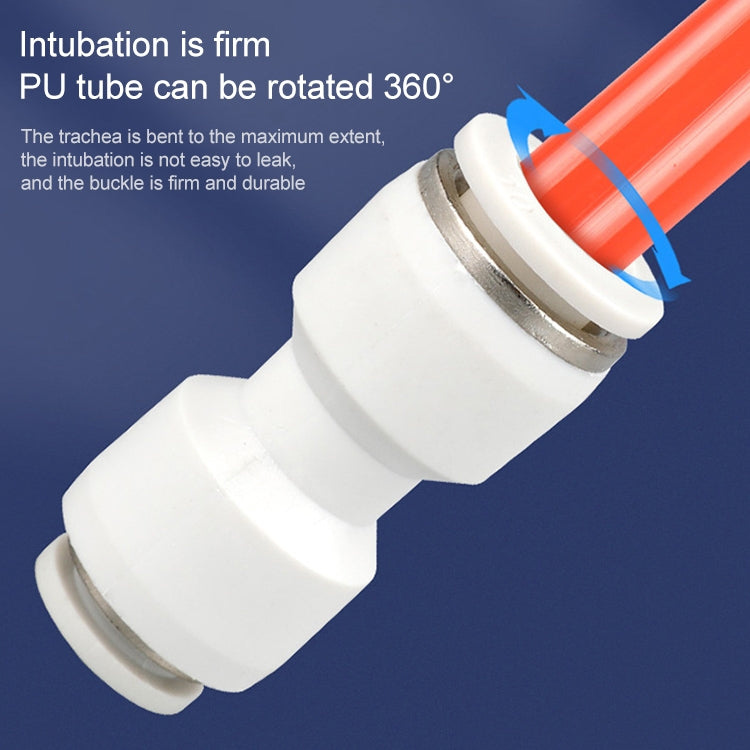PU-6 LAIZE 10pcs PU Straight Pneumatic Quick Fitting Connector