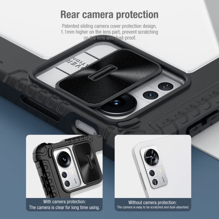 NILLKIN Bumper Pro Leather Tablet Case with Pen Slot & Sleep / Wake-up Function, For Xiaomi Pad 5 Pro