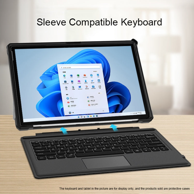 Striped Hollow Tablet Case with Holder Cover, For Microsoft Surface Pro 8, For Microsoft Surface Pro 9