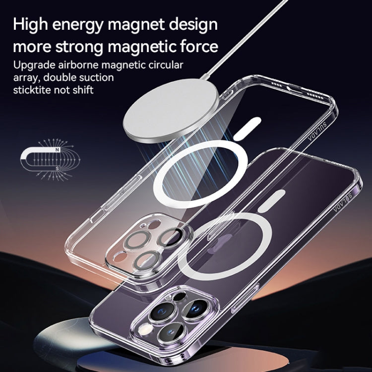 For iPhone 14 Pro SULADA Jingpin Series All-inclusive Lens Electroplated TPU Phone Case(Black)