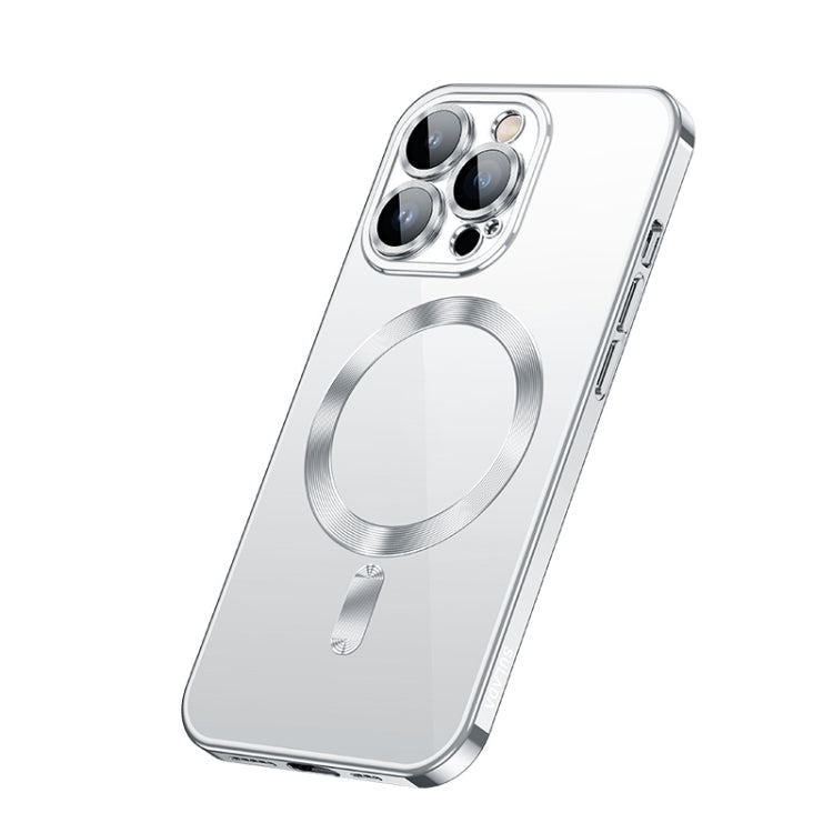 For iPhone 13 Pro SULADA Plating TPU Shockproof Phone Soft Case(Silver)