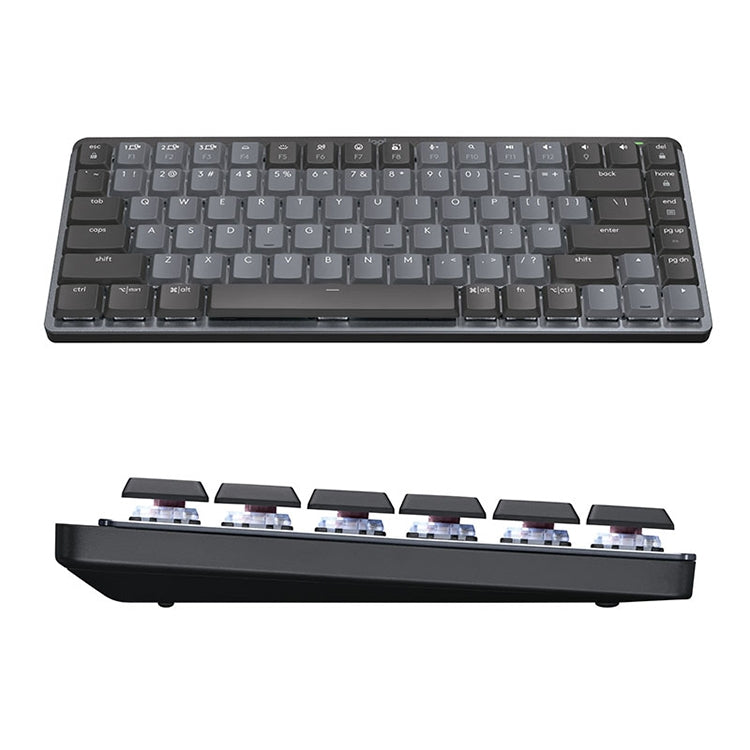 Logitech MX Mechanical Mini Wireless Bluetooth Dual Mode Keyboard with Logi Bolt USB Receiver(Green Axis)