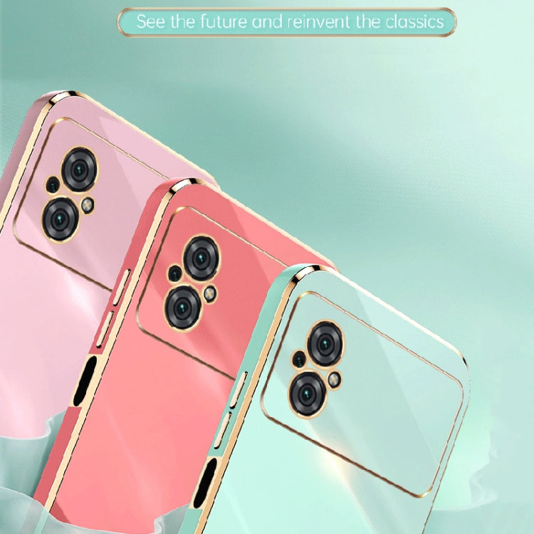 XINLI Straight Edge 6D Electroplate TPU Phone Case, For Xiaomi Poco M4 5G, For Xiaomi Poco M4 Pro, For Xiaomi Poco C40