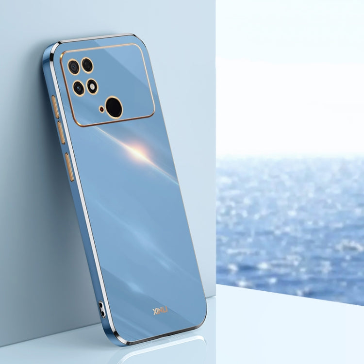 XINLI Straight Edge 6D Electroplate TPU Phone Case, For Xiaomi Poco M4 5G, For Xiaomi Poco M4 Pro, For Xiaomi Poco C40