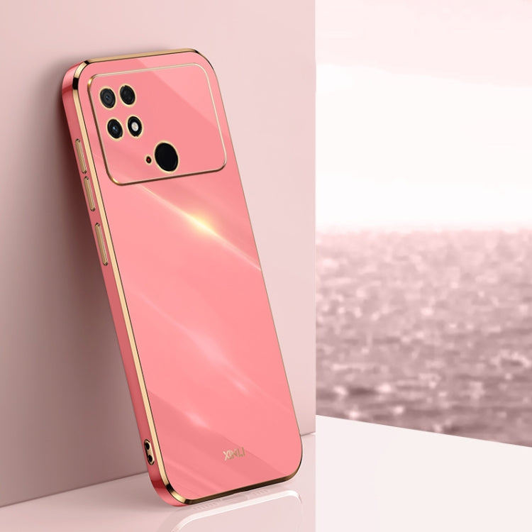 XINLI Straight Edge 6D Electroplate TPU Phone Case, For Xiaomi Poco M4 5G, For Xiaomi Poco M4 Pro, For Xiaomi Poco C40