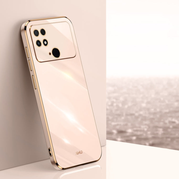 XINLI Straight Edge 6D Electroplate TPU Phone Case, For Xiaomi Poco M4 5G, For Xiaomi Poco M4 Pro, For Xiaomi Poco C40