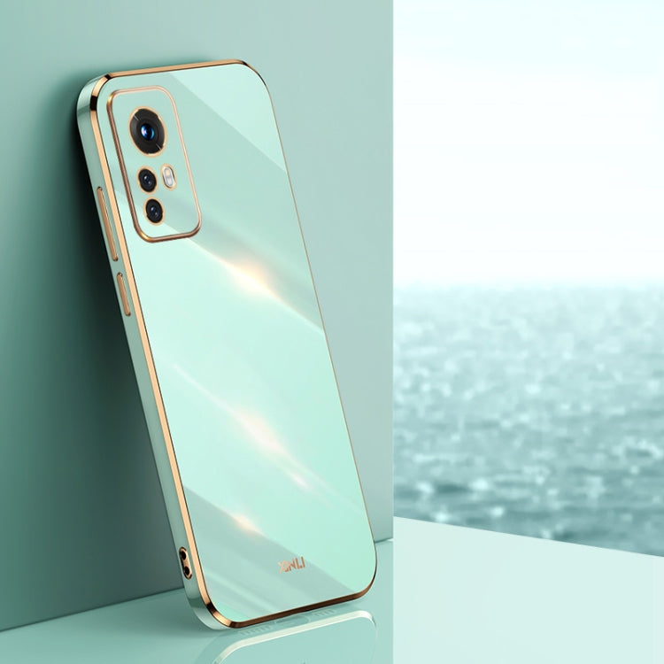 XINLI Straight Edge 6D Electroplate TPU Phone Case, For Xiaomi 12, For Xiaomi 12T Pro, For Xiaomi 12 Lite