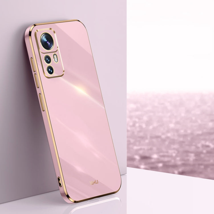 XINLI Straight Edge 6D Electroplate TPU Phone Case, For Xiaomi 12, For Xiaomi 12T Pro, For Xiaomi 12 Lite