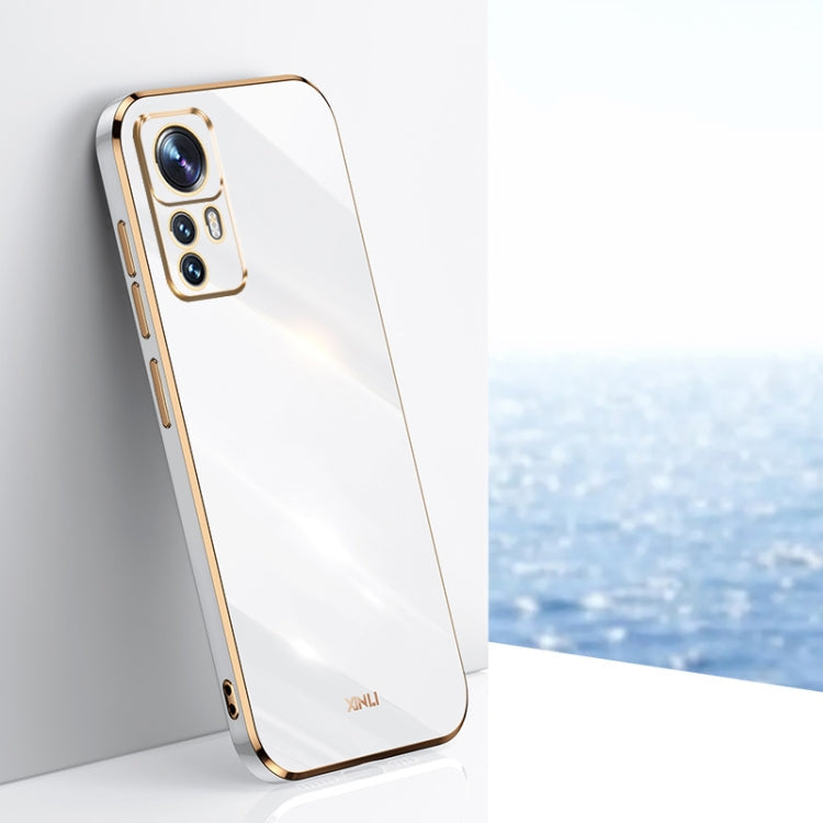 XINLI Straight Edge 6D Electroplate TPU Phone Case, For Xiaomi 12, For Xiaomi 12T Pro, For Xiaomi 12 Lite