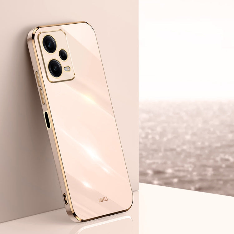 XINLI Straight Edge 6D Electroplate TPU Phone Case, For Xiaomi Redmi Note 12 China, For Xiaomi Redmi Note 12 Pro 5G China, For Xiaomi Redmi Note 12 Pro+ China