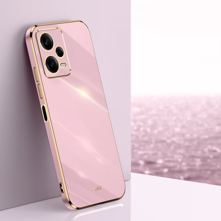 XINLI Straight Edge 6D Electroplate TPU Phone Case, For Xiaomi Redmi Note 12 China, For Xiaomi Redmi Note 12 Pro 5G China, For Xiaomi Redmi Note 12 Pro+ China