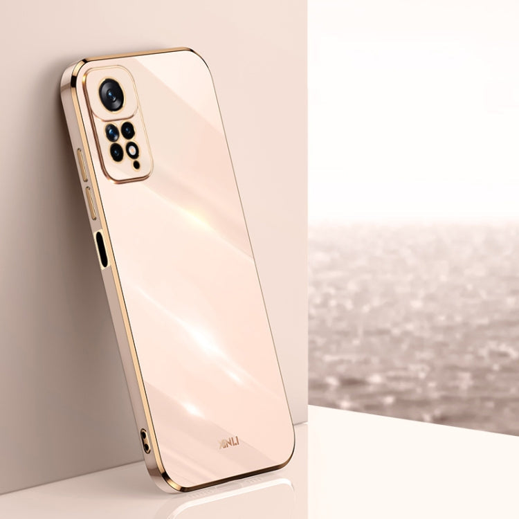XINLI Straight Edge 6D Electroplate TPU Phone Case, For Xiaomi Redmi Note 11 4G Foreign, For Xiaomi Redmi Note 11E, For Xiaomi Redmi Note 11 Pro 4G/5G Foreign