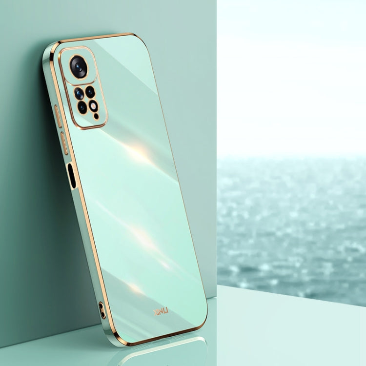 XINLI Straight Edge 6D Electroplate TPU Phone Case, For Xiaomi Redmi Note 11 4G Foreign, For Xiaomi Redmi Note 11E, For Xiaomi Redmi Note 11 Pro 4G/5G Foreign