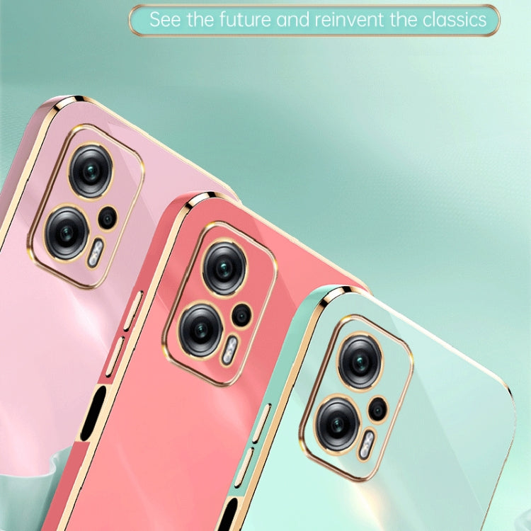 XINLI Straight Edge 6D Electroplate TPU Phone Case, For Xiaomi Redmi Note 11T Pro, For Xiaomi Redmi K50, For Xiaomi Redmi K50 Ultra