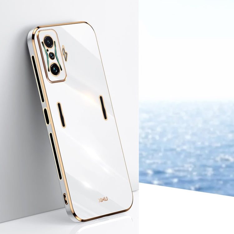 XINLI Straight Edge 6D Electroplate TPU Phone Case, For Xiaomi Redmi K50 Pro, For Xiaomi Redmi K50 Gaming, For Xiaomi Redmi A1 4G