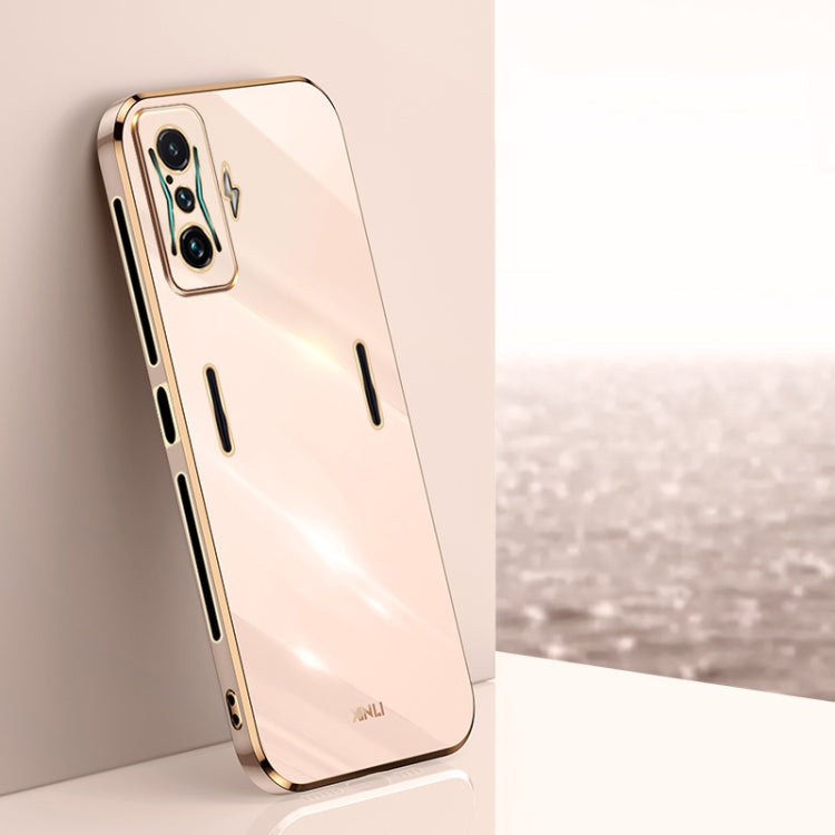 XINLI Straight Edge 6D Electroplate TPU Phone Case, For Xiaomi Redmi K50 Pro, For Xiaomi Redmi K50 Gaming, For Xiaomi Redmi A1 4G