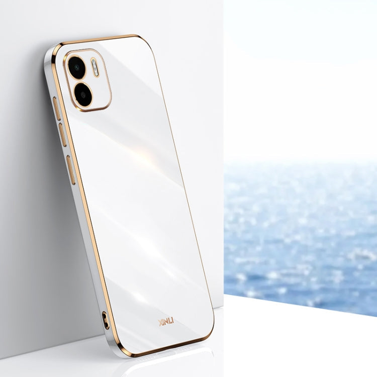 XINLI Straight Edge 6D Electroplate TPU Phone Case, For Xiaomi Redmi K50 Pro, For Xiaomi Redmi K50 Gaming, For Xiaomi Redmi A1 4G