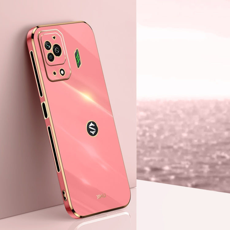 XINLI Straight Edge 6D Electroplate TPU Phone Case, For Xiaomi Black Shark 5, For Xiaomi Black Shark 5 Pro