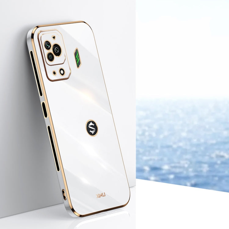 XINLI Straight Edge 6D Electroplate TPU Phone Case, For Xiaomi Black Shark 5, For Xiaomi Black Shark 5 Pro
