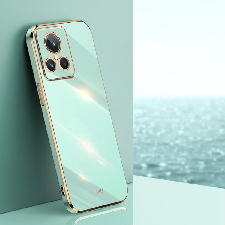 XINLI Straight Edge 6D Electroplate TPU Phone Case, For OPPO K10x, For Realme GT2 Explorer Master 5G, For Realme 9i
