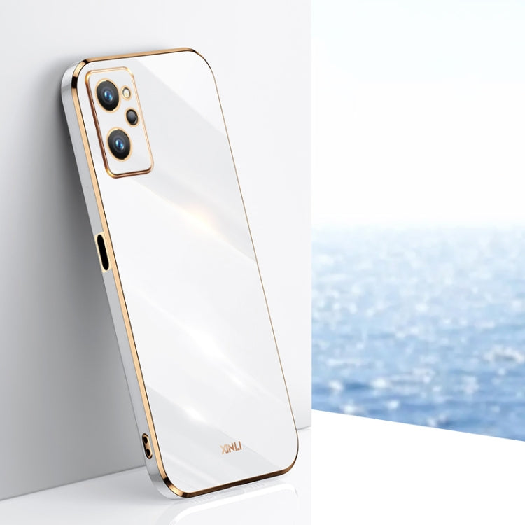 XINLI Straight Edge 6D Electroplate TPU Phone Case, For OPPO K10x, For Realme GT2 Explorer Master 5G, For Realme 9i