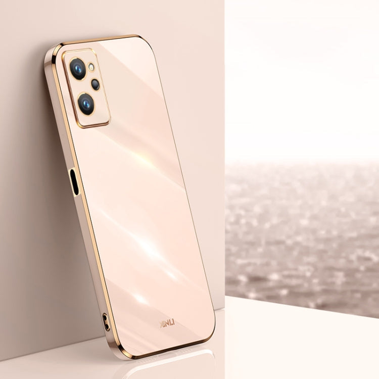 XINLI Straight Edge 6D Electroplate TPU Phone Case, For OPPO K10x, For Realme GT2 Explorer Master 5G, For Realme 9i