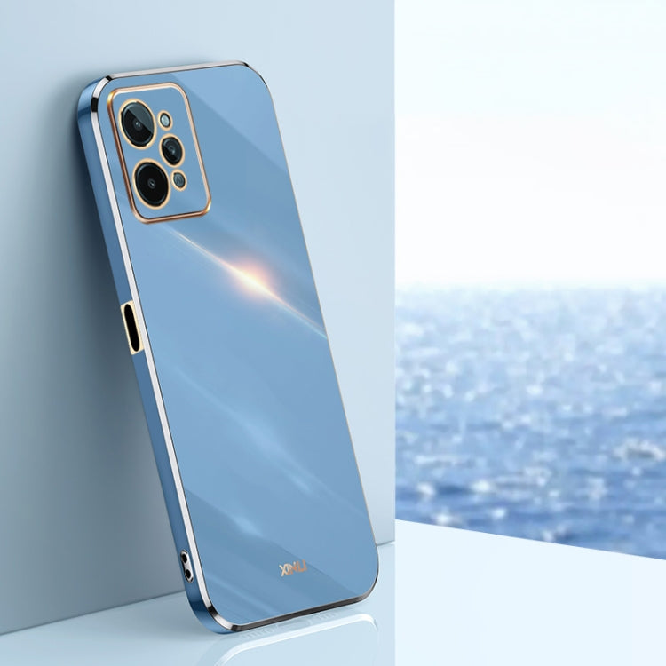 XINLI Straight Edge 6D Electroplate TPU Phone Case, For Realme C21Y, For Realme C31, For Realme C33 4G