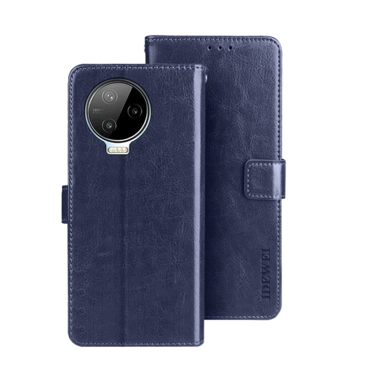 idewei Crazy Horse Texture Leather Phone Case, For Huawei nova Y90, For Infinix Note 12, For Infinix Note 12 Pro 4G