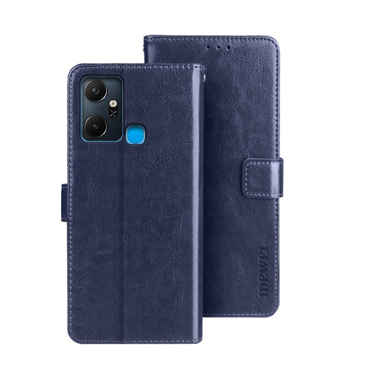 idewei Crazy Horse Texture Leather Phone Case, For Infinix Smart 6 Plus, For Nokia G11 Plus, For Samsung Galaxy A04e 4G