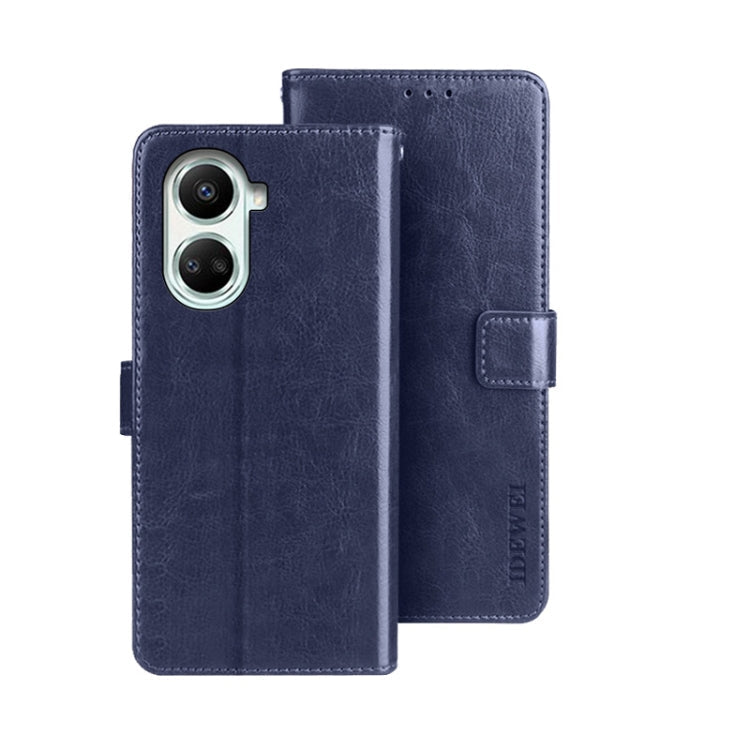 idewei Crazy Horse Texture Leather Phone Case, For Alcatel 1 Ultra, For Huawei nova 10 SE, For Huawei nova Y61 4G