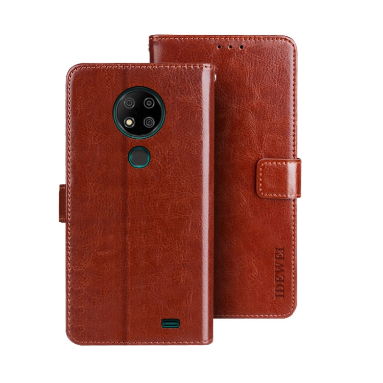 idewei Crazy Horse Texture Leather Phone Case, For Oukitel C19 Pro, For Realme 10 5G, For Tecno Pova 4
