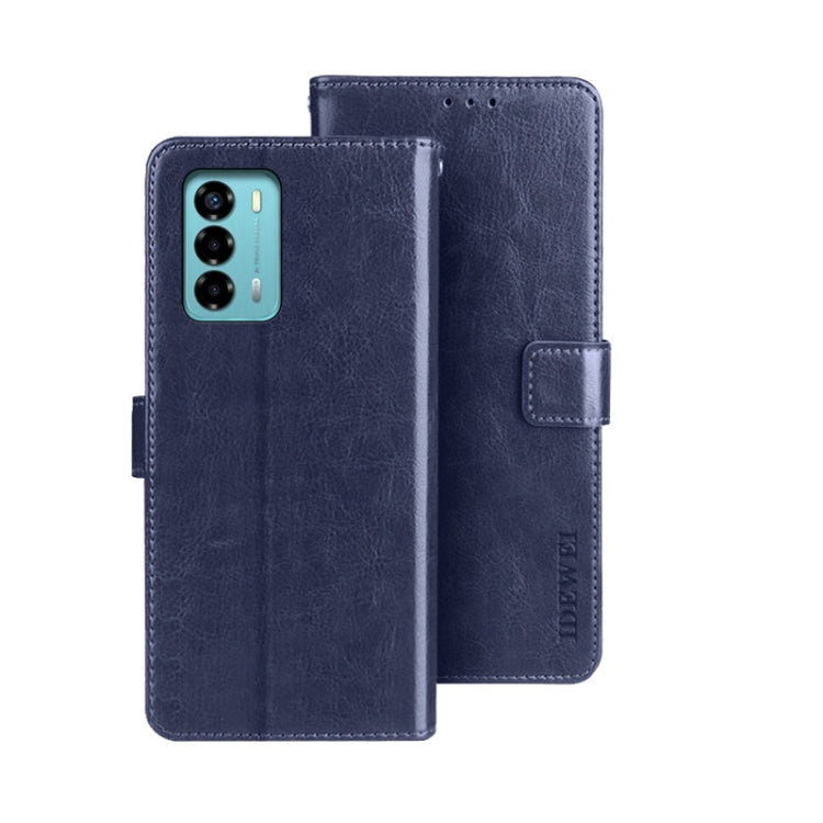 idewei Crazy Horse Texture Leather Phone Case, For ZTE Axon 30S, For ZTE Blade A72 4G, For Honor X40 GT