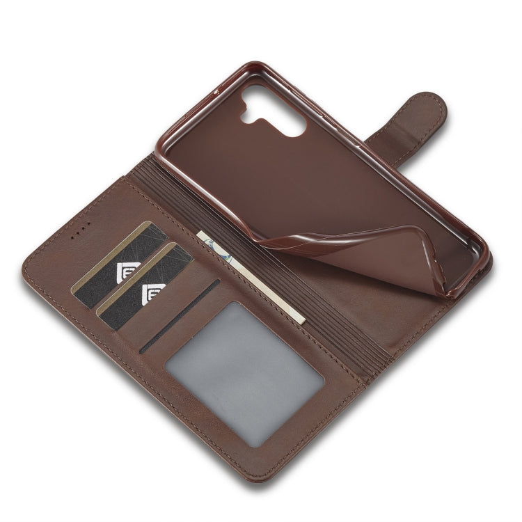 LC.IMEEKE Calf Texture Leather Phone Case, For Samsung Galaxy A54 5G