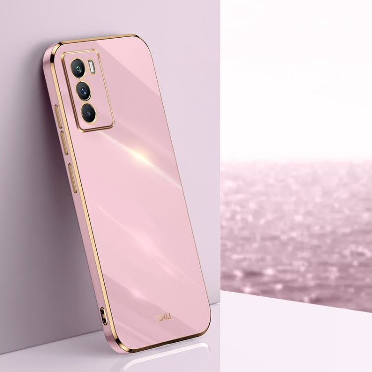 XINLI Straight Edge 6D Electroplate TPU Phone Case, For vivo iQOO Neo5 S, For vivo iQOO Neo6, For vivo iQOO Neo7
