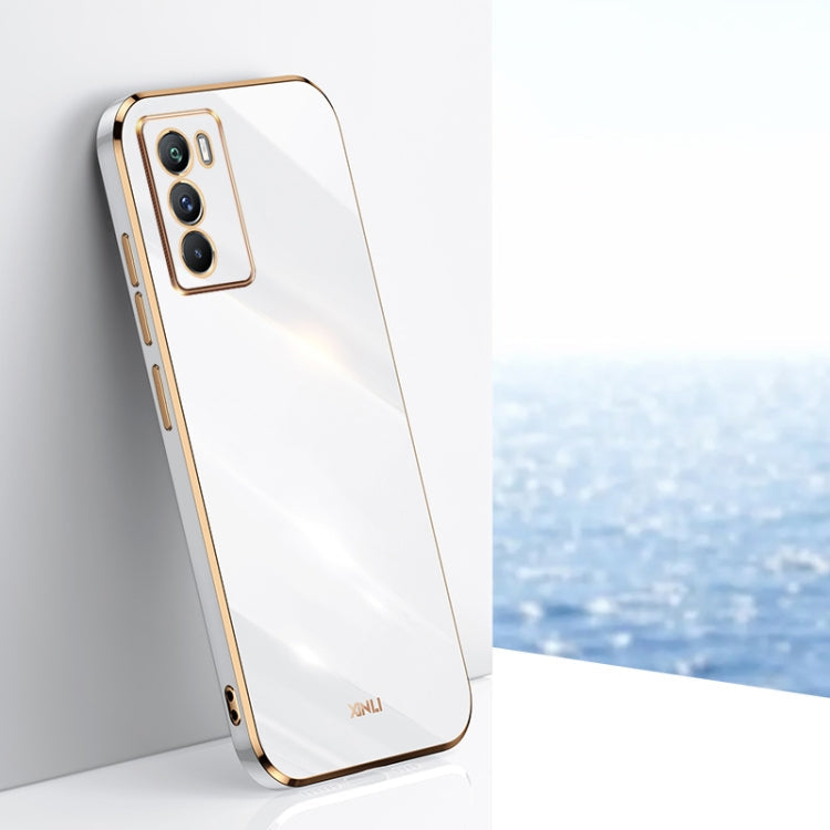 XINLI Straight Edge 6D Electroplate TPU Phone Case, For vivo iQOO Neo5 S, For vivo iQOO Neo6, For vivo iQOO Neo7